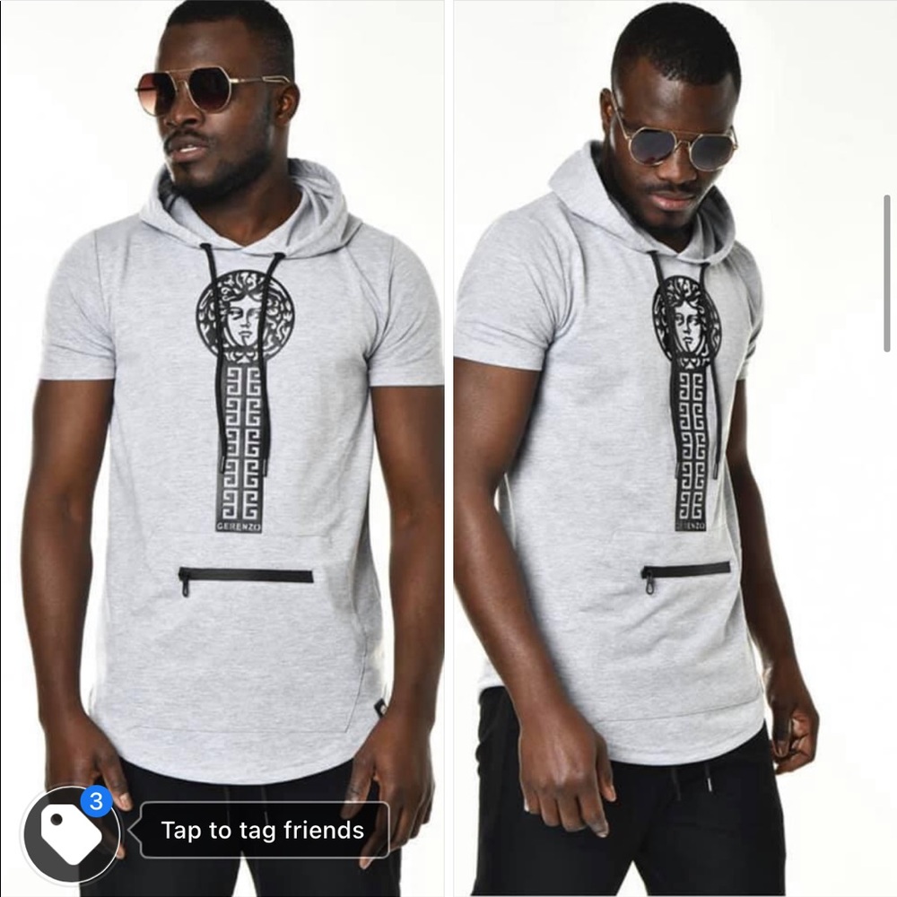 Brand new T-shirt with hoodie for men